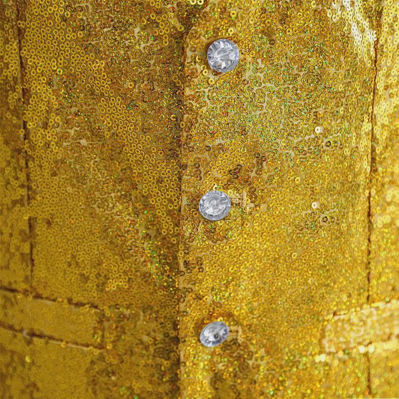 Pánská vesta s hustými flitry pro pódiová a taneční vystoupení - Evropský a americký styl