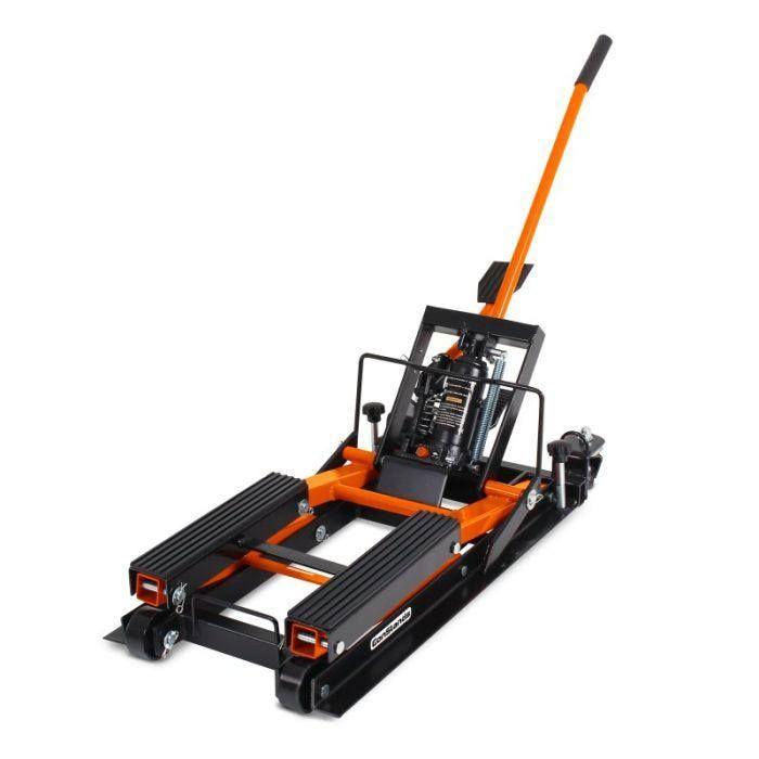 Moto Pont elevateur ciseaux ConStands Mid-lift L Pont hydraulique pour Chopper 680kg orange