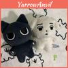 Aespa Winter Plush Keychains With Curry Dog And Curry Cat Designs, Soft Pp Cotton Filling