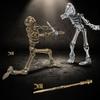 3D Printed Skeleton Action Figure Multi-Jointed Movable Articulated Skeleton Toy Collectible Desktop Decoration for Kids Artists Collectors