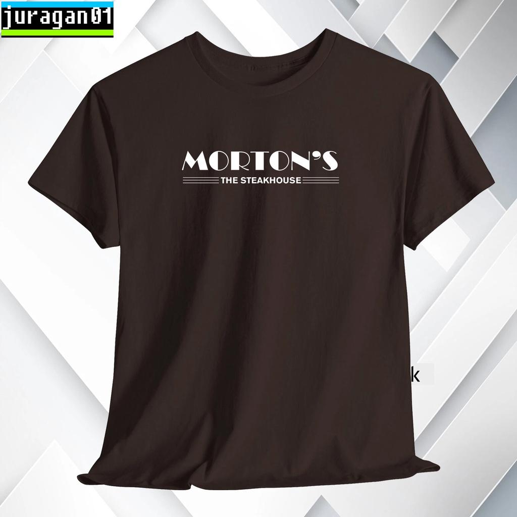 Morton's Steakhouse Logo Black/Navy/Sport Grey/White/Choco T shirt S-5XL