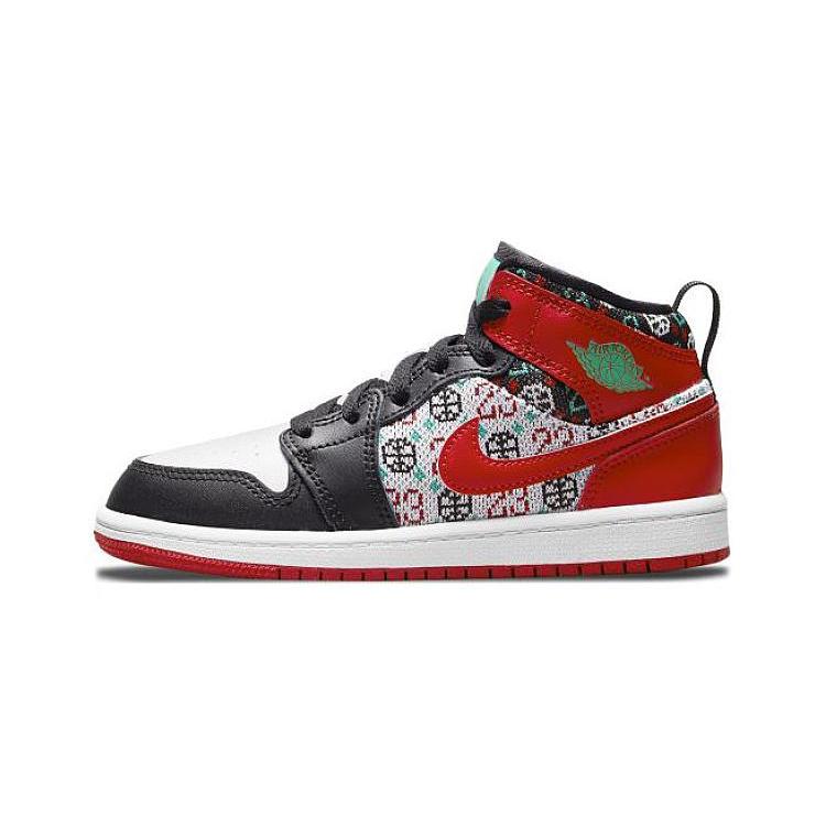 Jordan 1 Mid SE Ugly Christmas Sweater PS DM1210-150 35
