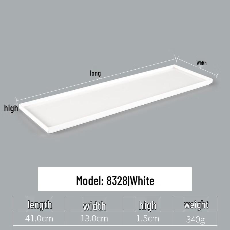 Rectangular Melamine Dumpling Plate