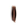 Coach Brown Signature Canvas Zip Wristlet with Wrist Strap & Gold Hardware for Daily Use