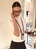 Y25TP032 Women's Solid Color High Neck Short Sleeve Bodycon T-Shirt for Spring/Summer