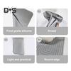 Silicone Coffee Mat Anti-Slip Grip Dish Drying Mats BPA-Free Waterproof Heat-proof Countertop Mat Espresso Drink Bar Station Accessories