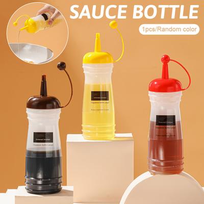 Transparente Quetschflasche Auslaufsichere Olivenölflaschen Saucen Aufbewahrungsbehälter Spender Für Ketchup Salatdressings Topf 340ml