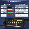 Heavy Duty Waterproof 7 Way Junction Box Easy Installation Electric Wire Connection Box For RVs Camping Vehicle Circuits