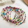 10-color Flashing Flower Ring, Rattan Headpiece, LED Lights, Bridal Seaside Flower Ring Headpiece, Ground Flower Ring