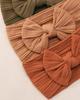 PANTONE Solid Color Bows Headband for Baby Girls Elastic Hair Band Cotton Bowknot Turban Kids Headwear Baby Hair Accessories