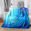 1pc, Underwater Adventure: Mermaid Friends Home Decor Blanket Perfect for Couch, Bed, Travel, Camping, Car