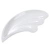 Pure White Irregular Ceramic Serving Plate - Creative Solid Color Dish for Home and Restaurant Use