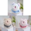 Cute Cat Plush Keychain With Soft Short Pile Fur For Bags And Accessories
