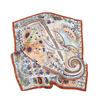 Cashew Flower Silk Scarf Small Square Scarf Women's Summer Thin Fashion Bag Headscarf Retro Decoration Professional Small Scarf