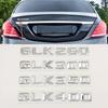 1pc 3d ABS GLK 260/300/350/400 Badge Sticker Car Rear Trunk Emblem Decal High-Quality Accessories