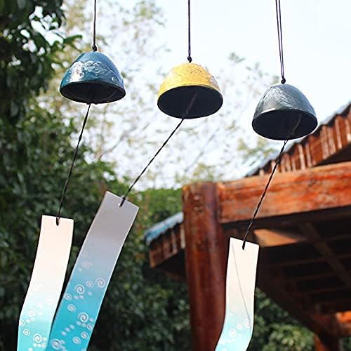 

Nanbu Ironware Wind Chimes with Mount Fuji Design, Stylish Souvenir, Gift, Decoration, Present, 3-Piece Set [Parallel Import]