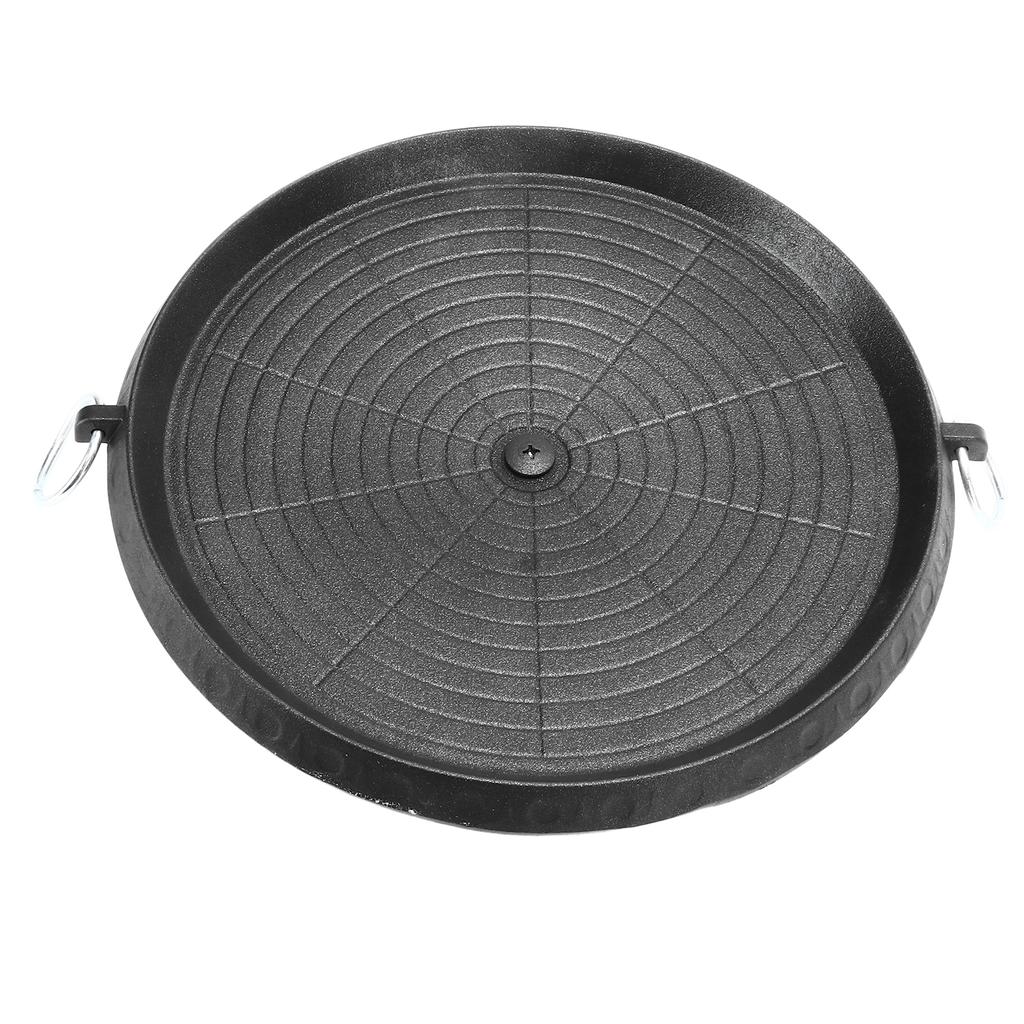 Płyta do grilla z otworem na olej Łatwa do czyszczenia Równomiernie rozprowadza ciepło Odporna na zużycie Dwuwarstwowy grill do koreańskiego BBQ