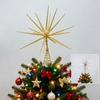 Shine Christmas Trees Topper 3D Glitter Star Christmas Tree Top Decoration Party Decoration