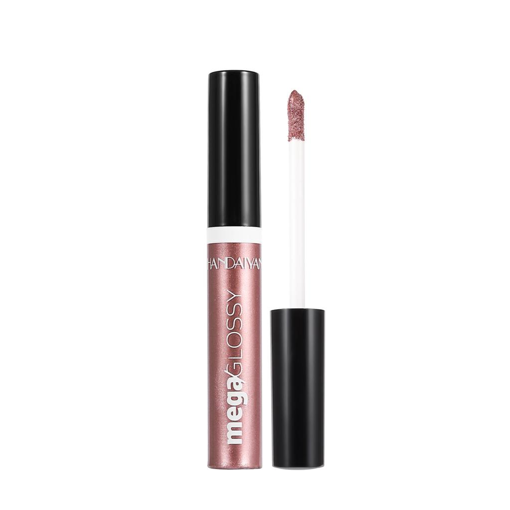 Pearl Fine Flash Lip Glaze Langanhaltender feuchtigkeitsspendender Lipgloss Flüssiger Lippenstift Transparentes Lippenöl Lippen-Make-up Damenkosmetik