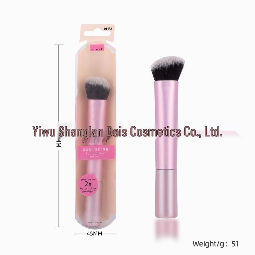 RT Series Makeup Brush & Sponge Set: Blending & Eyeshadow Brushes with Beauty Sponge