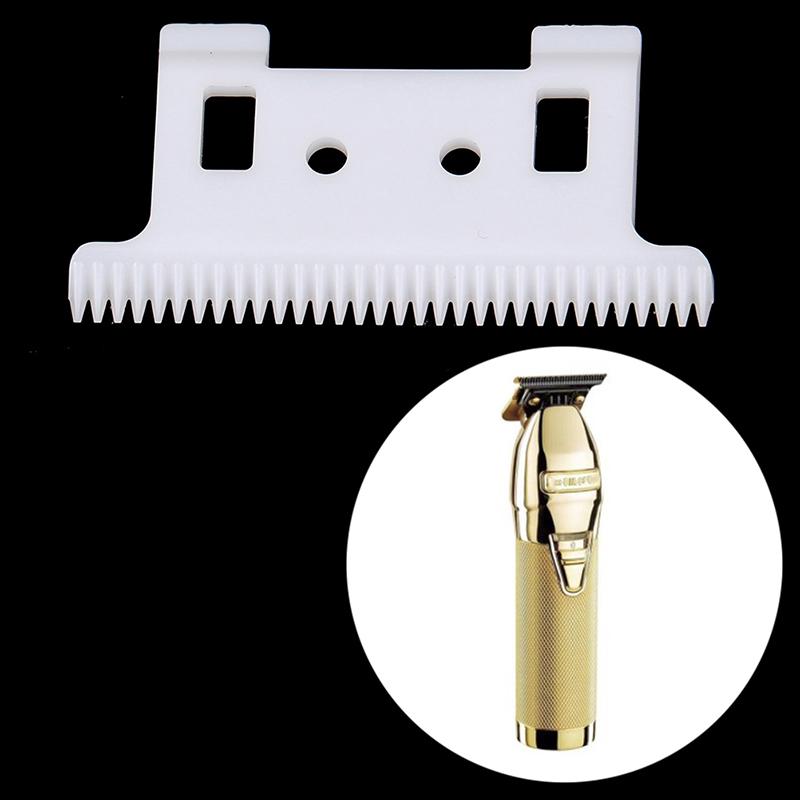 Zirconia Ceramic Replacement Blade 32 Teeth Professional Hair Trimmer For Babyliss707/787 Clipper Engraving Electric Push Scissors Parts