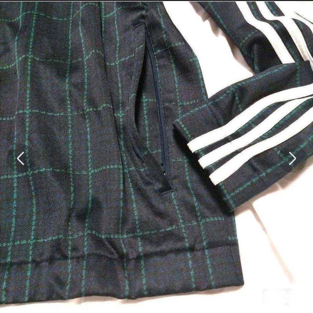 [USED] Adidas Originals Tartan Check Track Jacket In Houndstooth