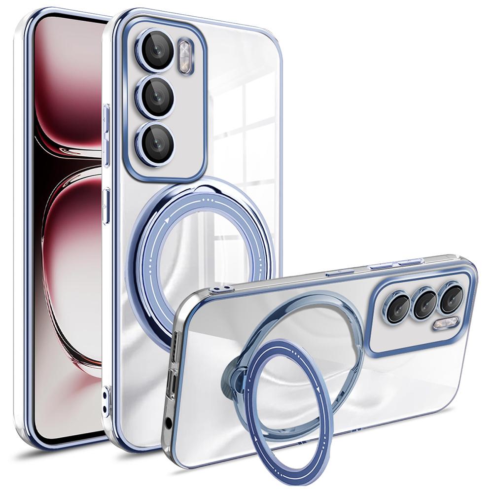 For Oppo Reno12 Pro 5G (Global) Case Kickstand PC+TPU Magnetic Phone Cover