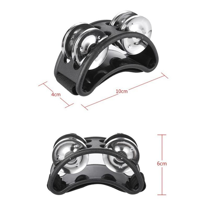 Eliptický buben Společník Ruka Noha Jingle Buben Děti Hudební Vzdělávací Tamburína Bicí nástroje Pro KTV Party