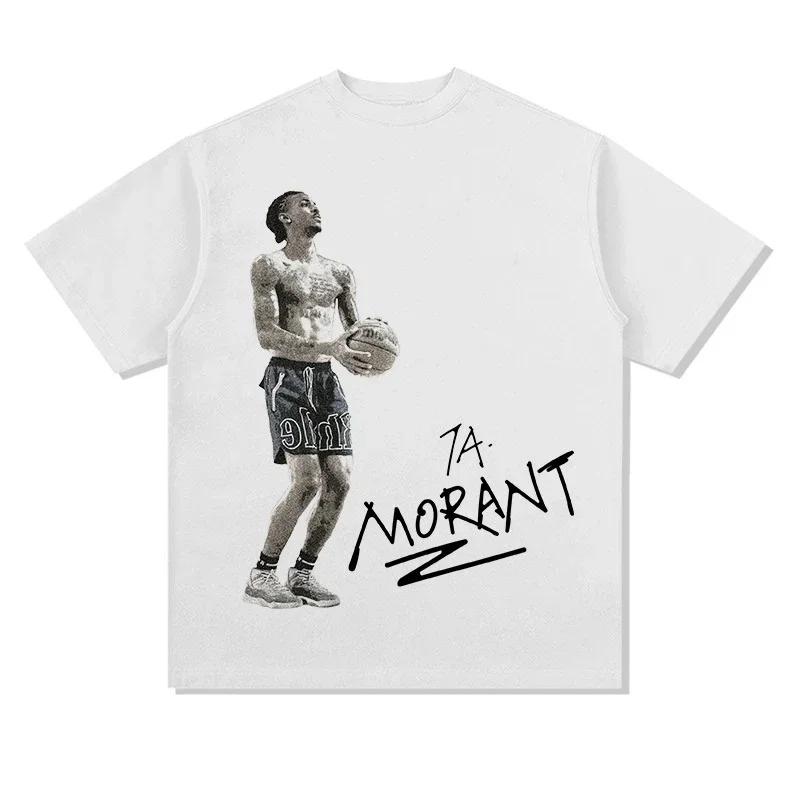 ZX TEE NBA star portrait short sleeved T-shirt  Printed Short Sleeve T-shirt Men Distress American Women Tshirt 2025