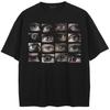 Streetwear Ögon Grafik Svart T-shirt Bomull Unisex Toppar T-shirts Sommar Kortärmad T-shirt