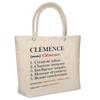 Sac de plage - PLANETEE - isotherme Clémence Définition - Coton - Grande contenance - Imprimé en France