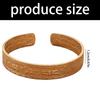 Klassisches tibetisches Kupferarmband Handbemalt mit heiligen buddhistischen Mantras Verstellbar Öffnbar für Glück