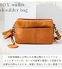 ZUCCHERO Women's Small Shoulder Bag, Crossbody, Genuine Leather, Lightweight, Brown, 49086