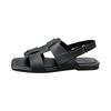 Summer Women's Square Headed Tape Woven Beach Sandals