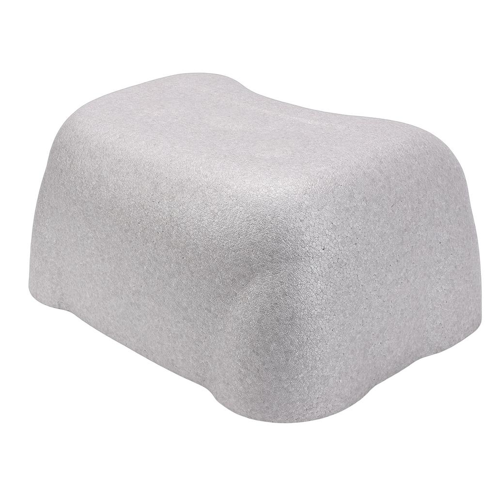 EPP Toilet Stool Non Slip Multi Functional Bathroom Foot Rest Stepping Stool for Kids Adults Gray