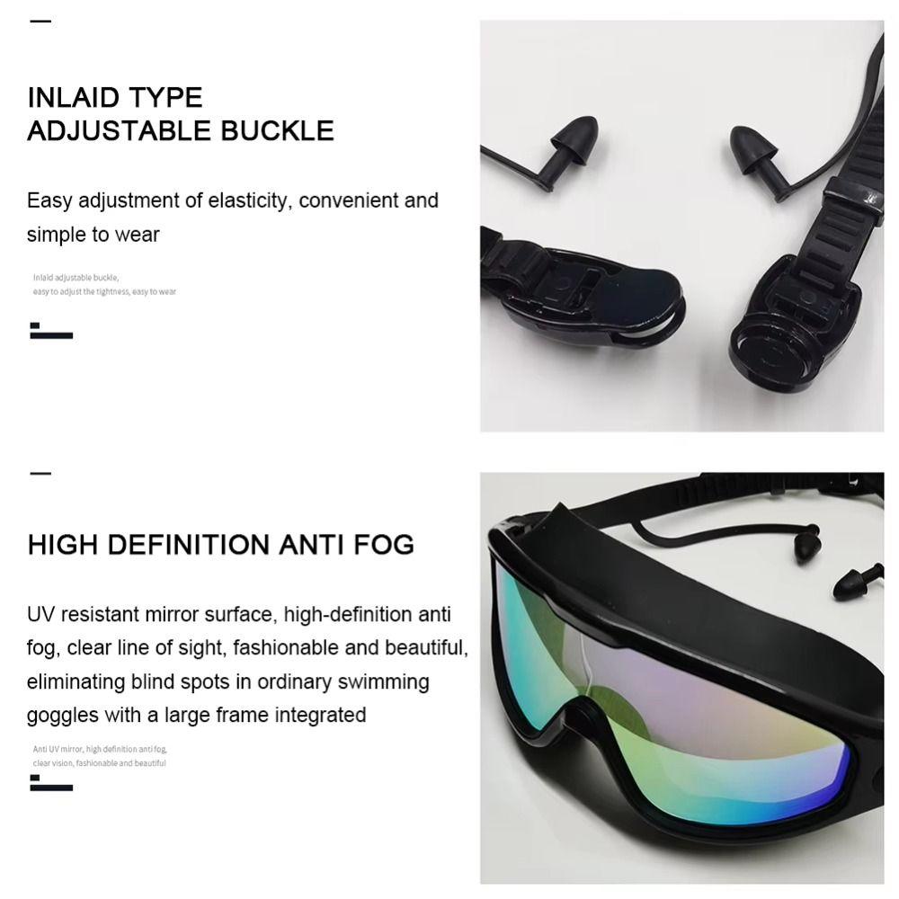 Anti-Fog Adult Swimming Glasses Uv Protection Electroplated Swim Glasses Water Sports