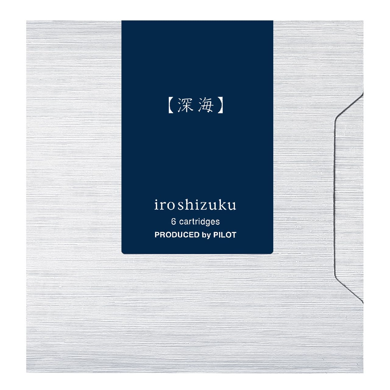 

Картридж для перьевой ручки Pilot Iroshizuku Deep Sea 6 шт. IRF6SSNK 0.9cc