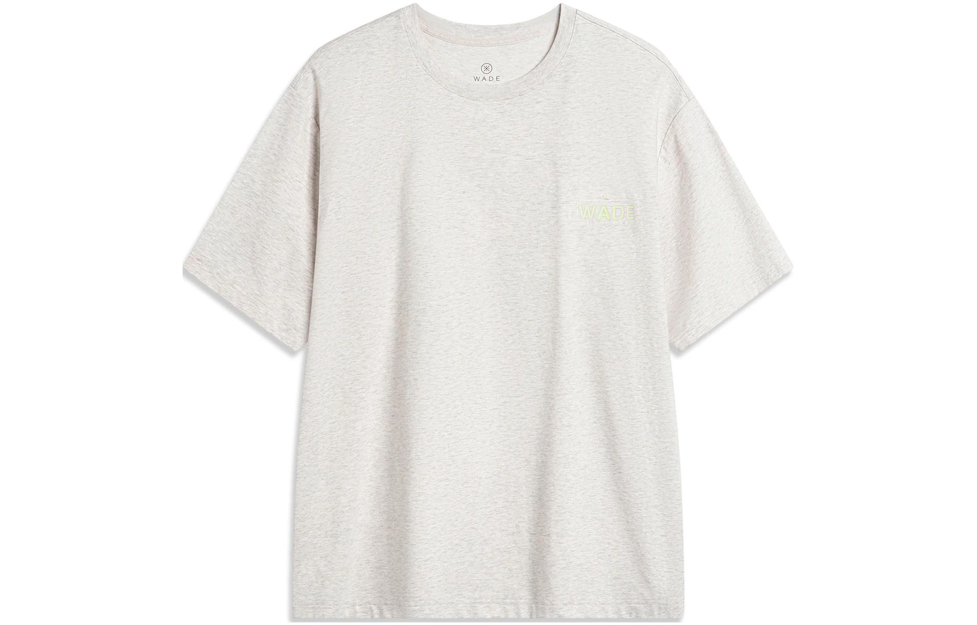 Li Ning T Shirt Men s Heather Gray Tile Gray AHSU363-5 XL