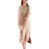 FILA Short Sleeved Dress Women's Blue Khaki F51W429302F-LK