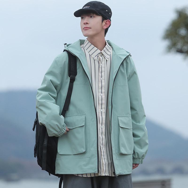 Nueva chaqueta de primavera de moda para hombre, estilo rufián, para exteriores, para adolescentes