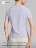2026 Women's Spring/Summer Yoga T-shirt: Round Neck, Bare Feel, Short Sleeve, Slim Fit, Running & Fitness Top