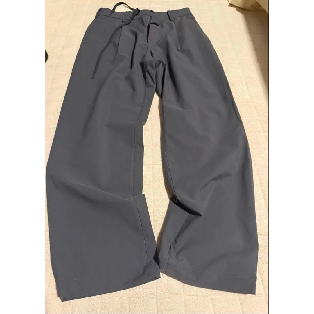 [PLST] Tech Stretch One Tuck Tapered Pants S Gray