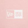 NEW ERA Short Sleeve Oversized Pink Rouge White M Cotton Tee Box Logo T-Shirt S/S