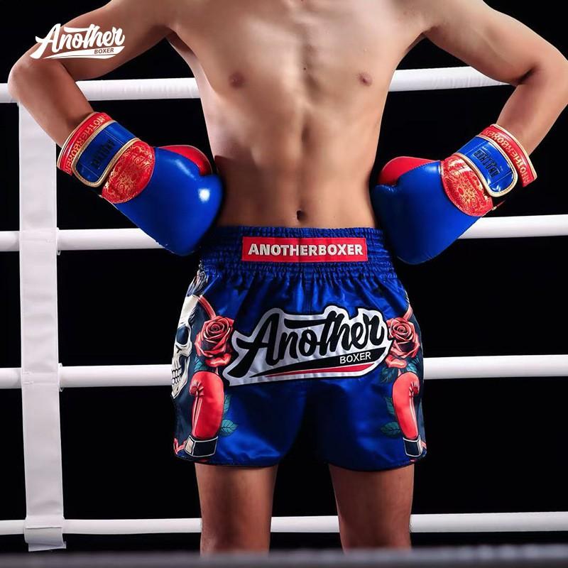 MMA Boxing Shorts Men Women Training Fight Pants Muay Thai Kickboxing Gym Workout Athletic