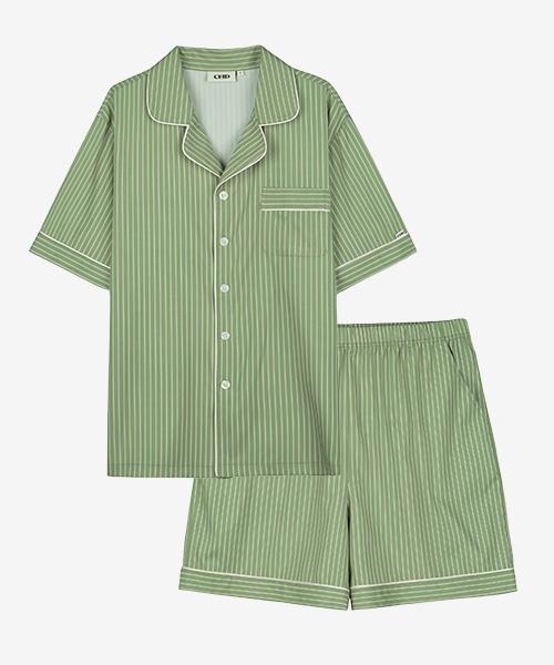 [CEID] Classic Moss Short-Sleeve Pajama Set [Shipped from Korea] 100% Authentic