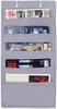 ENN LLC Wall-Mounted Document Storage Pocket, 5 Pockets, A4 Size, Fabric, Door Hanger Pocket, Hanging, Large Capacity, Small Item Storage Bag for