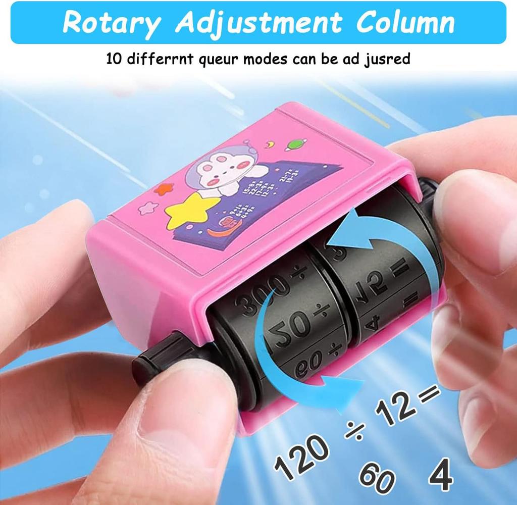 Roller Digital Teaching Stamp Multiply Divide Addition Subtraction Maths Reusable Calculation Educational Exercises Within 100
