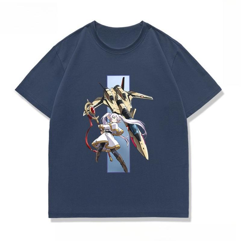 The ruined Fleurin anime shortsleeved Tshirt a 2D fighter cartoonstyle cotton top for both menwomen trendy and versatile