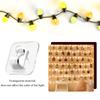 Renters Transparent Cable Management Clips Mini Clear Self Adhesive Hooks Strong Lighting Hooks Home