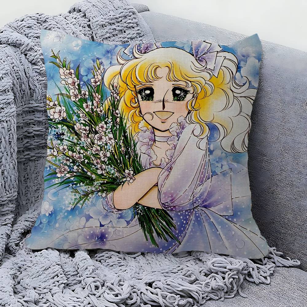 Classic Anime C-Candy C-Candy Pillow Cushion Cover Pillowcase Living Room Sofa Home Decor Customized